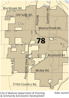 78th Assembly District map