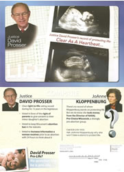 Wisconsin Right to Life Pro-Prosser Flyer 2
