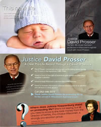 Wisconsin Right to Life Pro-Prosser Flyer 1
