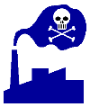 Factory with emissions