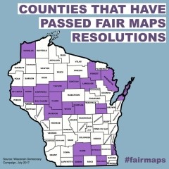 Counties That Have Passed Fair Map Resolution
