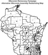 Wdc Puts Out Alternative Redistricting Plan Wisconsin Democracy Campaign