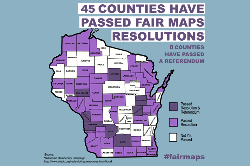 Counties Backing Fair Maps