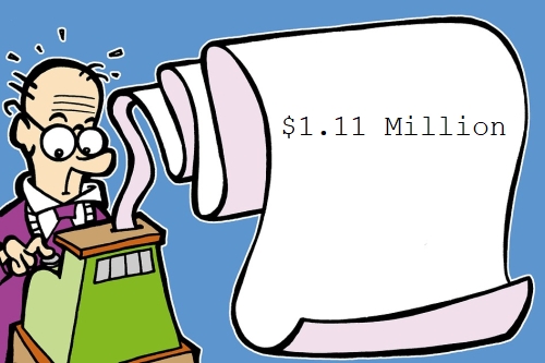Adding Machine Cartoon