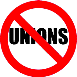 Unions Prohibited