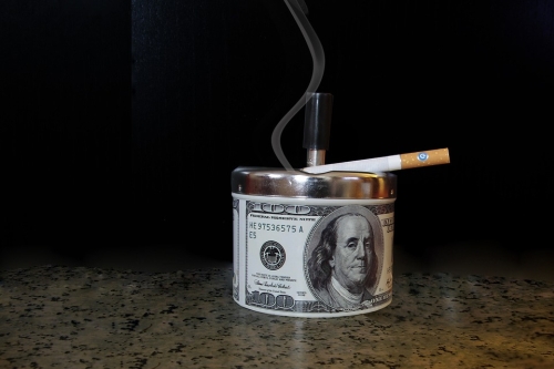 $100 Bill Ashtray