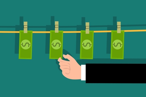 Cash on a Clothes Line