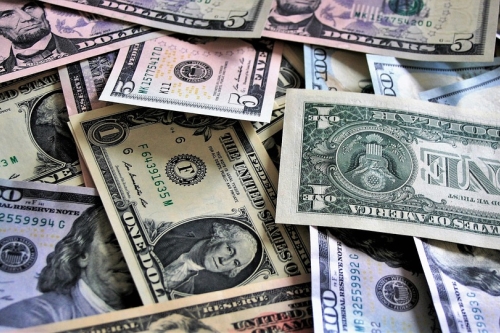 Cash of various denominations