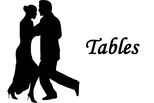 Dancing Couple in Silhouette