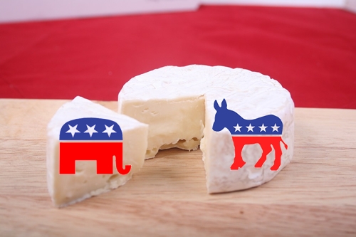 Democratic and Republican Share of Cheese