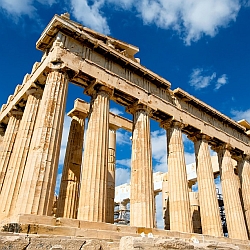 Athenian Monument in Ruins