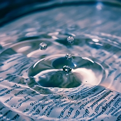 Document under water.