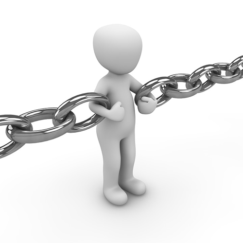 Figure in Chains