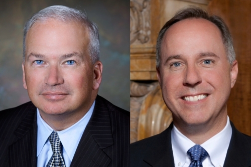 Sen. Fitzgerald (left), Rep. Vos (right)