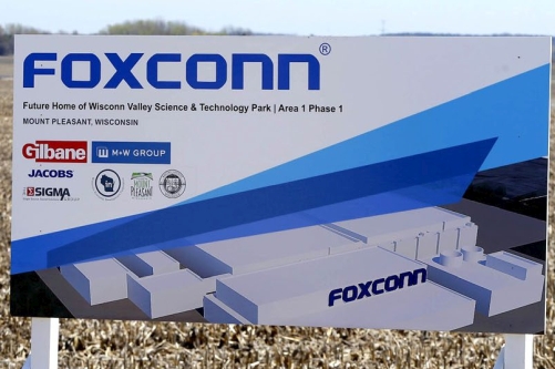 Foxconn Sign