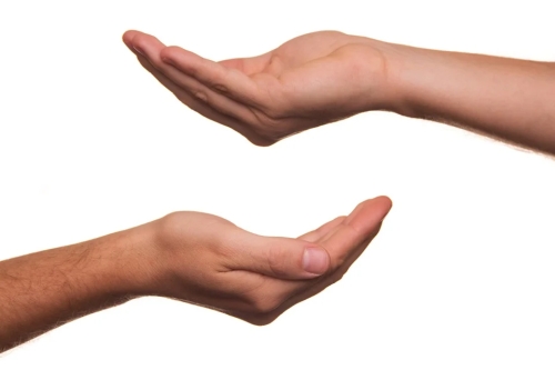 Outstretched Hands