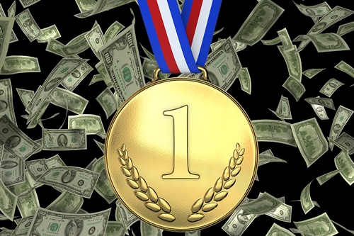 Championship Medal Backed by Cash