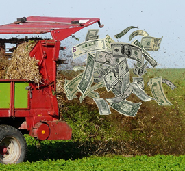 Manure Spreader and Money