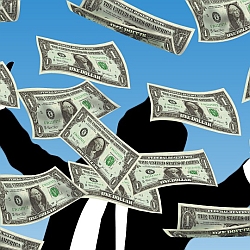 Shadowy Figure and Cash Shower