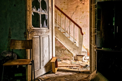 Ruined House Interior