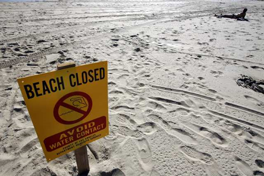 Beach Closed