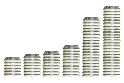 Stacks of Bills