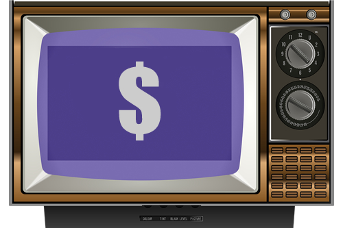 TV with Dollar Sign