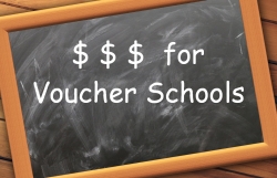 Blackboard: $$$ for Voucher Schools